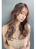 大人かわいいミルクティーベージュのロングヘアー♪藤沢