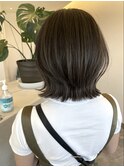 極細コントラストハイライトグレージュ
