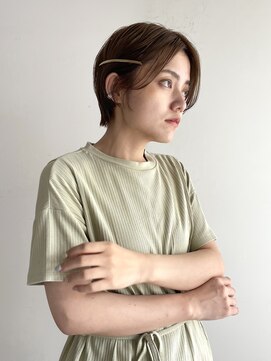 カサネ(casane) ショート×バレッタアレンジ