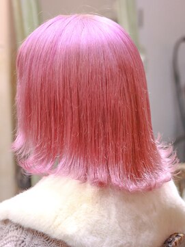 キミ(kimi) 【kimi自由が丘】ケアブリーチ × ピンクベージュ