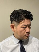 大人バーバースタイル　7：3分け　グリースセット