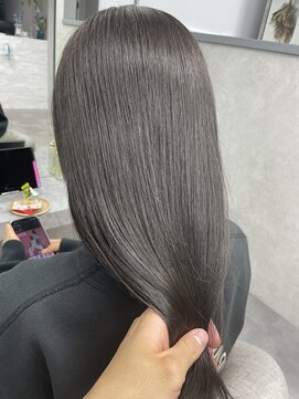 ランド 千葉(land) ブリーチなし、くすみラテカラー/酸性ストレート