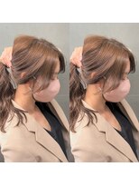 ジエクト カナウ(The Ect canow)&nbsp;大人ガーリー/チョコレート/小顔カット/セミロング