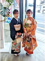 アンゼロ(UNZELO)&nbsp;母娘様の着付け&ヘアセット