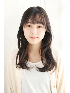 オルテプラスエヌ(horte +n) 20代30代40代透け感バングでエギョモリスタイル【京都駅】#792