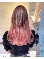 ロコスピアーズ(ROCO SPEARZ)&nbsp;ピンクカラー　バレイヤージュ