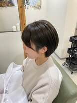 ニコ 四街道(nico)&nbsp;丸みショート/オリーブベージュ/四街道【nico】