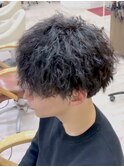 メンズ ソフトツイスト ショート