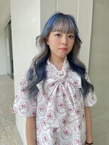 チクロヘアー(Ticro hair) @nkkn15 indigo blue design