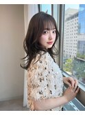 【LICCA 伊崎優李】ベージュカラー/韓国ヘア/レイヤーカット