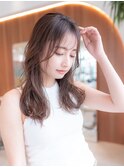 韓国レイヤーくびれヘア髪質改善透明感カラー前髪艶髪小顔