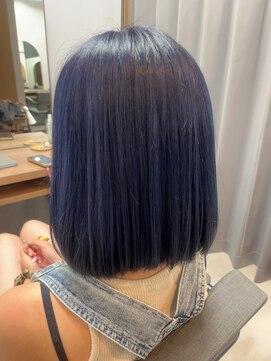 テーラヘアー 大網店(TELA HAIR) ネイビーブルーカラー