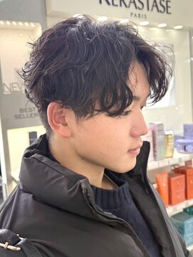 アトリーチェ 昭和店(ATTRICE) 《セットを楽に*》センターパート×緩め波巻きパーマが人気◎