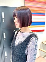 エトレ(etore) 【ブリーチなしダブルカラー】ショートボブ×ピンクブラウン