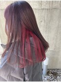 ブリーチなしインナカラー
