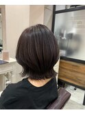ボブレイヤー と ラベンダーアッシュ