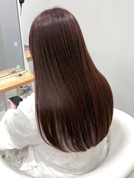 ノエシキカ(noe sikika) くびれヘア/アプリコットオレンジ/ハイライトカラー/栄l58