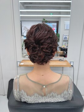 バルベストーキョー(BARBES TOKYO) 短い髪(ボブ)のアップスタイル【清板】