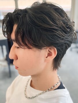 バース バイ ハピネス(BIRTH by happiness) 奈良men's長め癖毛フェザーパーマ