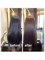 アウラ(aura)&nbsp;高彩度カラー＋艶髪トリートメント