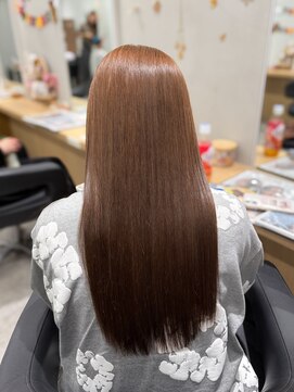 アヴァンス 京橋店(AVANCE) 着物ヘア/大人ガーリー/ダークアッシュ/似合わせカット/京橋