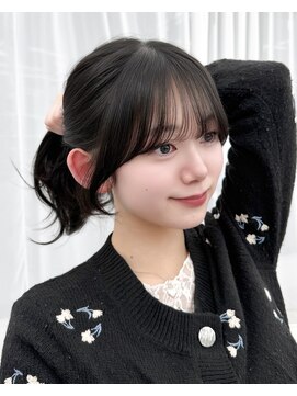 アマトウキョウスマートサロン(AMA TOKYO×Smart Salon) 韓国ヘア　レイヤー　顔まわり