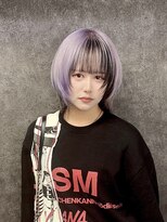 ニュイ 新宿(Nuit) ウルフカット、デザインカラー