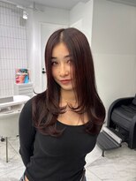 ゼスト ジグ(ZEST ZIGU) レイヤーカット ワインレッド 吉祥寺 miyu