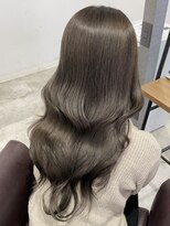 キャパ セントラル 天神 大名店(CAPA central) ブリーチダブルカラー オリーブベージュ 韓国ヘア 20代 30代