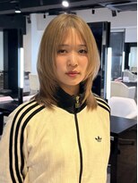 アンドバイモードケイズ (and by MODE K's)&nbsp;ミディアムレイヤー/レイヤーカット/ハイトーン