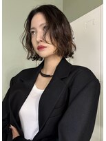 ゾーイ ダイミョウ 天神大名(ZOEY daimyo)&nbsp;福岡天神大名 パーマを活かしたボブレイヤーカット