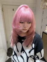 髪屋 紬 ホワイトピンク