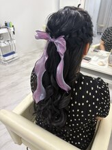 マカリィ 上野御徒町店(Makalii)&nbsp;ゆるふわハーフアップ