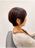 乾かしただけでまとまる◎ショートボブ/大人ヘア