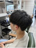 刈り上げマッシュスタイル