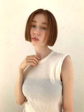 バランス 原宿 表参道(balance) ヘーゼルベージュ×ボブ YUKA