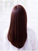 ホワイトグレージュ/ベース/丸顔/髪質改善
