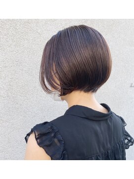 トップヘアーヒルズ 安城(TOP HAIR HILLS) 【王道】大人ショートボブスタイル/ニュアンスカラー