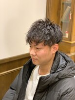 ヒロギンザバーバーショップ 神楽坂店(HIRO GINZA BARBER SHOP)&nbsp;ツーブロックショート+ツイストスパイラル