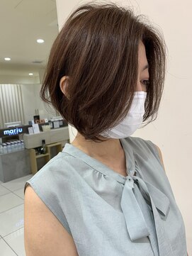 マージュ ギンザ(marju GINZA) 【白髪ぼかしブレンド×ショートボブ】