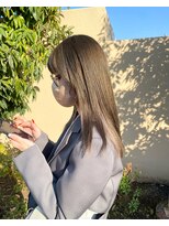 フラム 渋谷(flamme)&nbsp;ブリーチなし＊マットベージュ