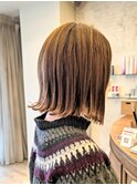 20代30代40代髪質改善ナチュラルボブ艶感アッシュ