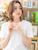 カバーヘア ブリス 戸田公園西口店(COVER HAIR bliss)&nbsp;インナーハイライト外国人風ウルフボブa戸田公園20代30代40代