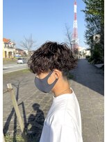 グート ヘアーメイク(gut HAIR MAKE) メンズ 波巻きパーマ 波巻きスパイラル