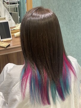 アッシュ 菊名店(Ash) ☆カラフルインナーカラー☆