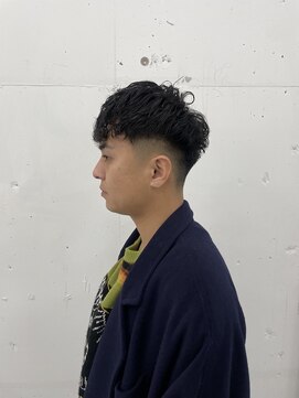 ウェルネス(Wellness) マッシュパーマウルフ波巻きハイライト59