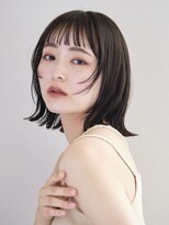 イメチェンヘアスタイル ハッシュカット フルバング 似合わせ