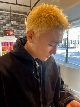 ブリッツバイレボ 船橋(BLITZ by REVO) ウルフ/アッシュブラック/カルマパーマ/ベリーショート[船橋駅]