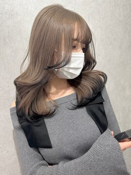 ロウル 渋谷(LOWRL) ブラウンミルクティー×エンドカラー