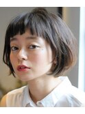 切りっぱなしボブミニボブパーマくびれボブ外ハネボブ